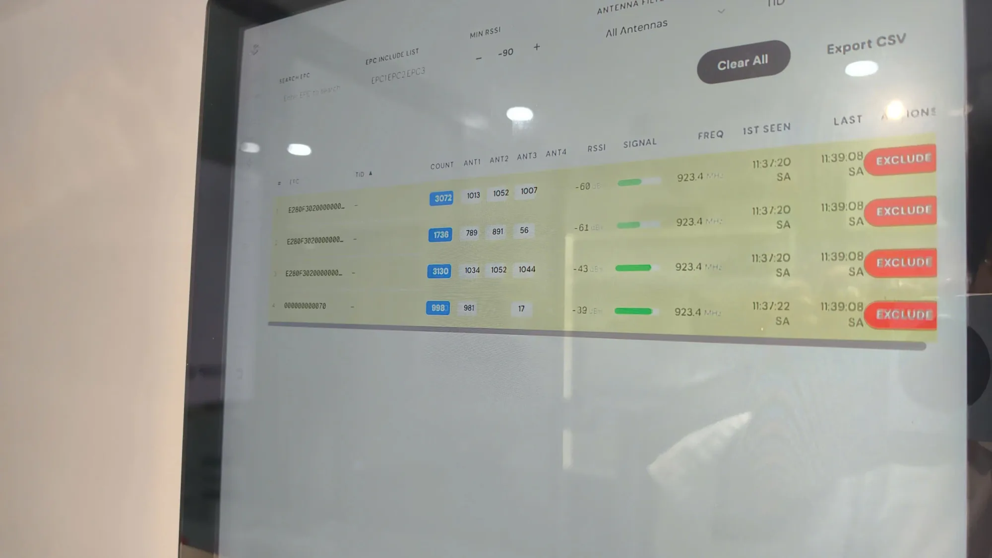 Mã EPC UHF RFID